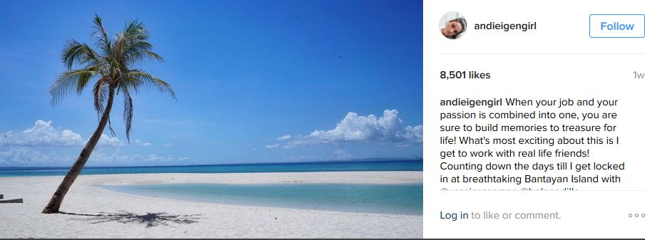 Andi Eigenmann Bantayan Island
