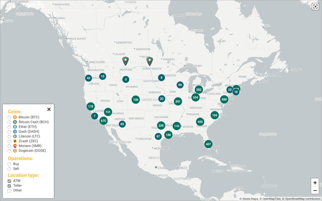 crypto ATMs_USA