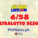 6/58 Ultra Lotto Result