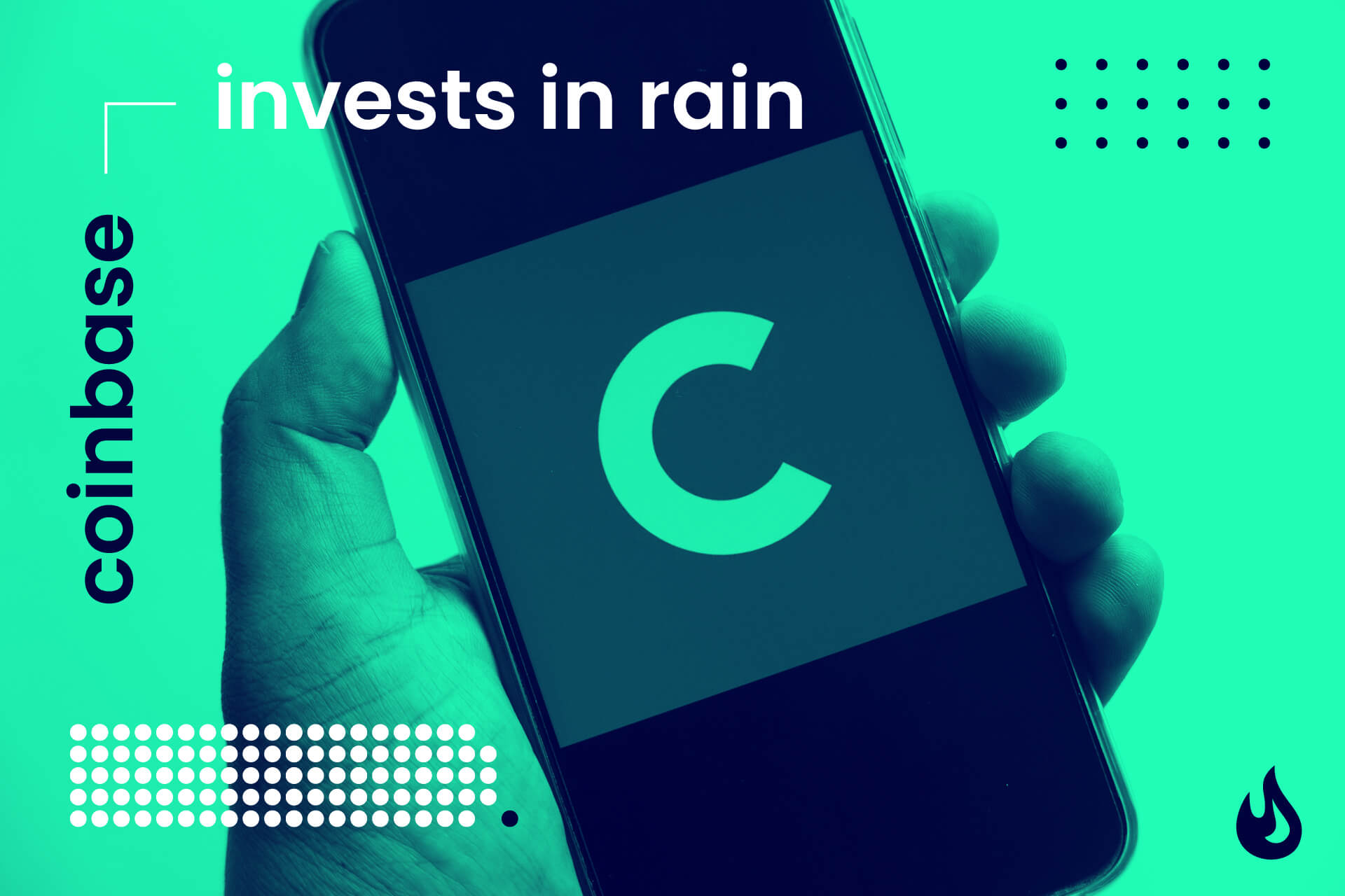 coinbase invests in rain twitter