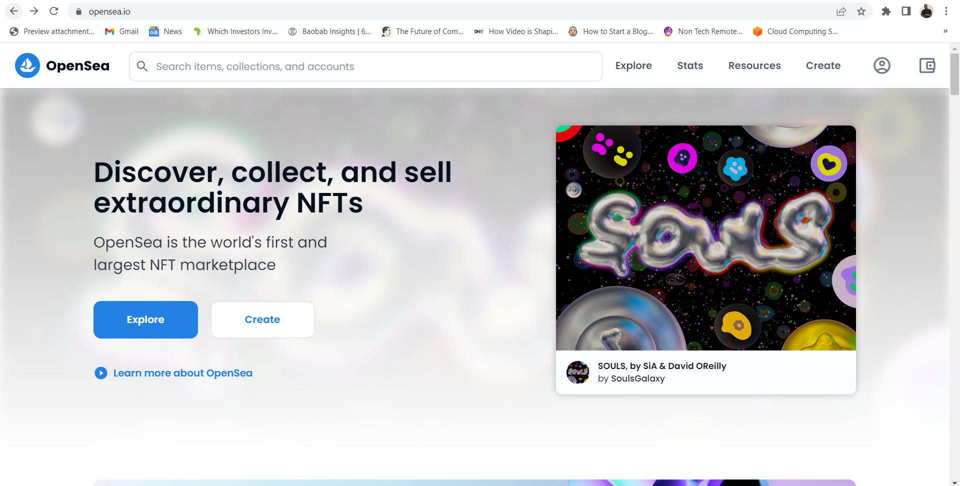 Opensea 1 | Dailycoin.com How to Create and Sell NFT: A Step-by-Step Guide For Beginners | Dailycoin.com