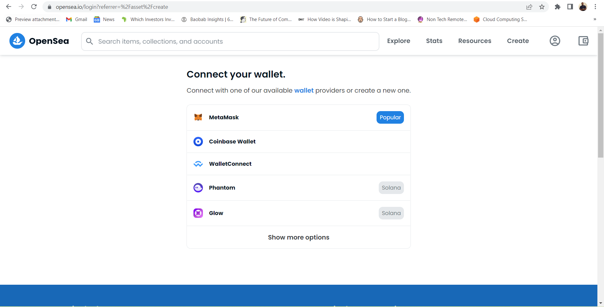 Opensea 2 | Dailycoin.com How to Create and Sell NFT: A Step-by-Step Guide For Beginners | Dailycoin.com