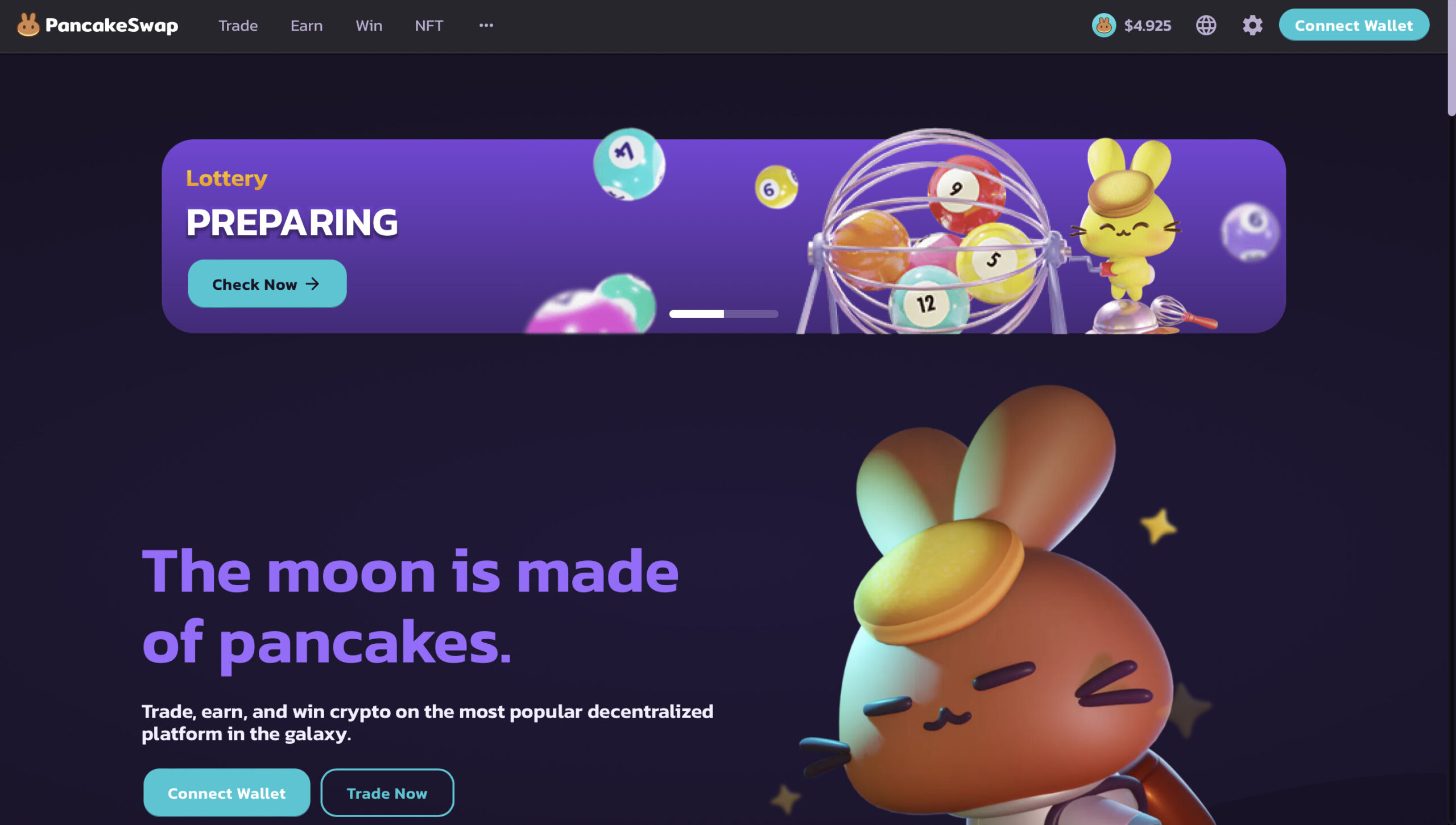 Pancake Homepage Top 10 New Projects Powered by Chainlink Oracle Network | Dailycoin.com