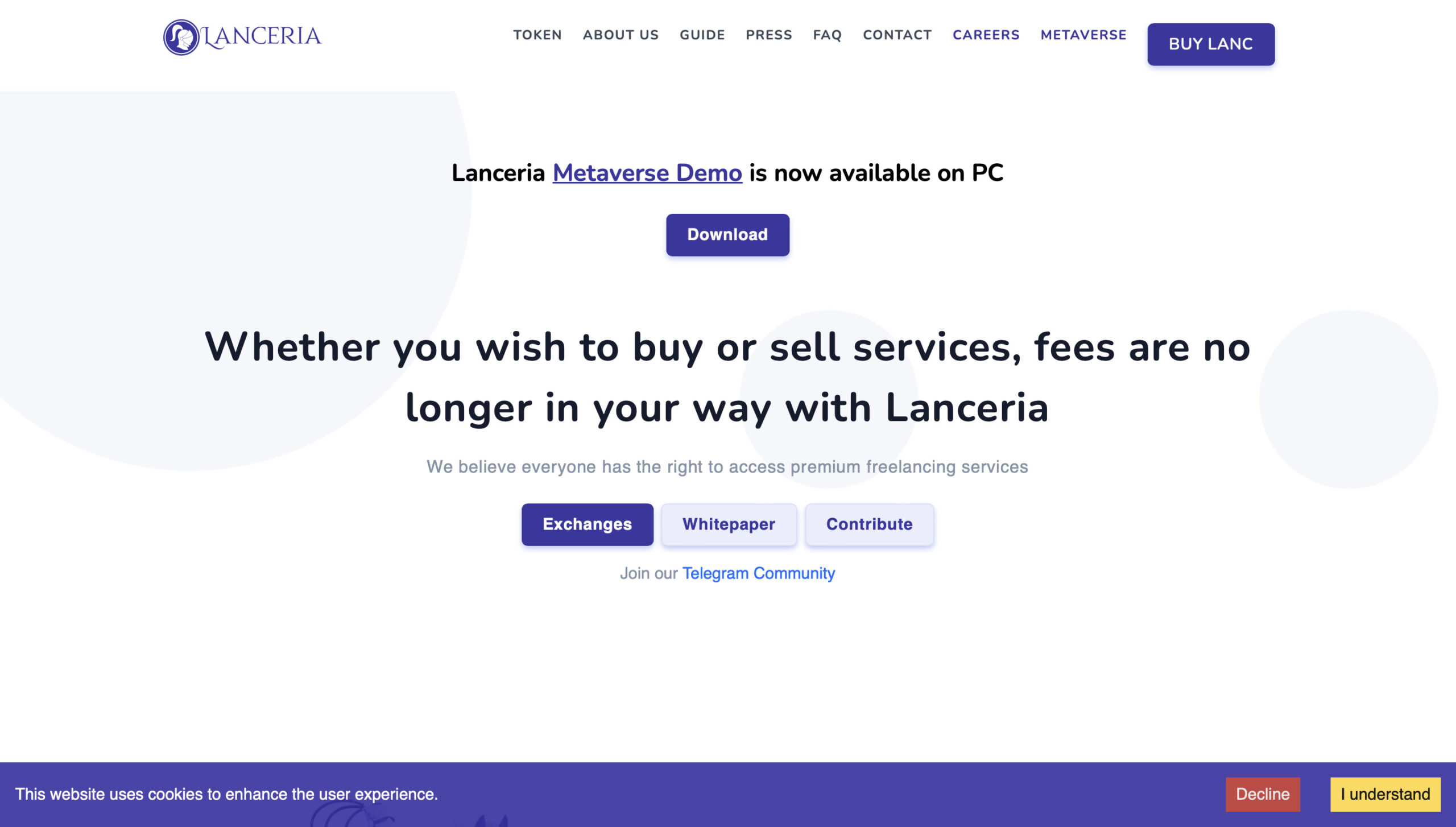 Lanceria Homepage Top 10 New Projects Powered by Chainlink Oracle Network | Dailycoin.com