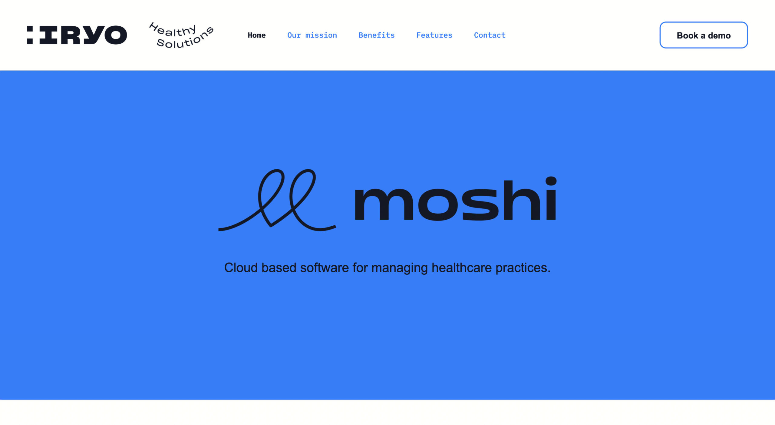 IRYO Homepage 8 Best Blockchain Healthcare Companies in 2022 | Dailycoin.com