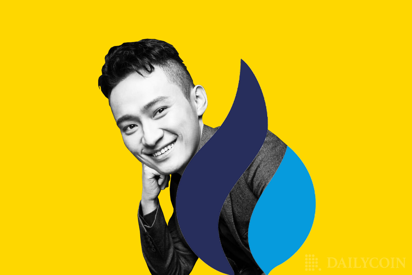 Huobi justin sun happy smiling success
