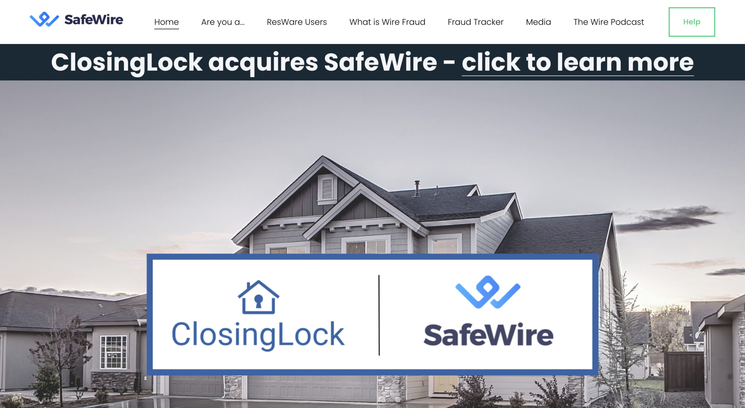 SafeWire Homepage Blockchain In Real Estate: 8 Decentralized Real Estate Startups Shaping the Industry in 2022 | Dailycoin.com