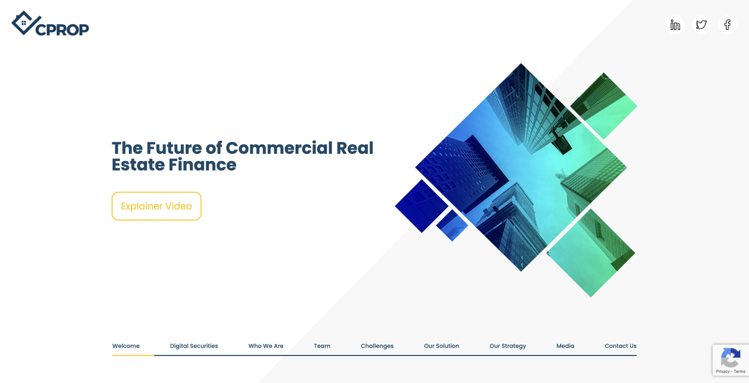 CPROP Homepage Blockchain In Real Estate: 8 Decentralized Real Estate Startups Shaping the Industry in 2022 | Dailycoin.com