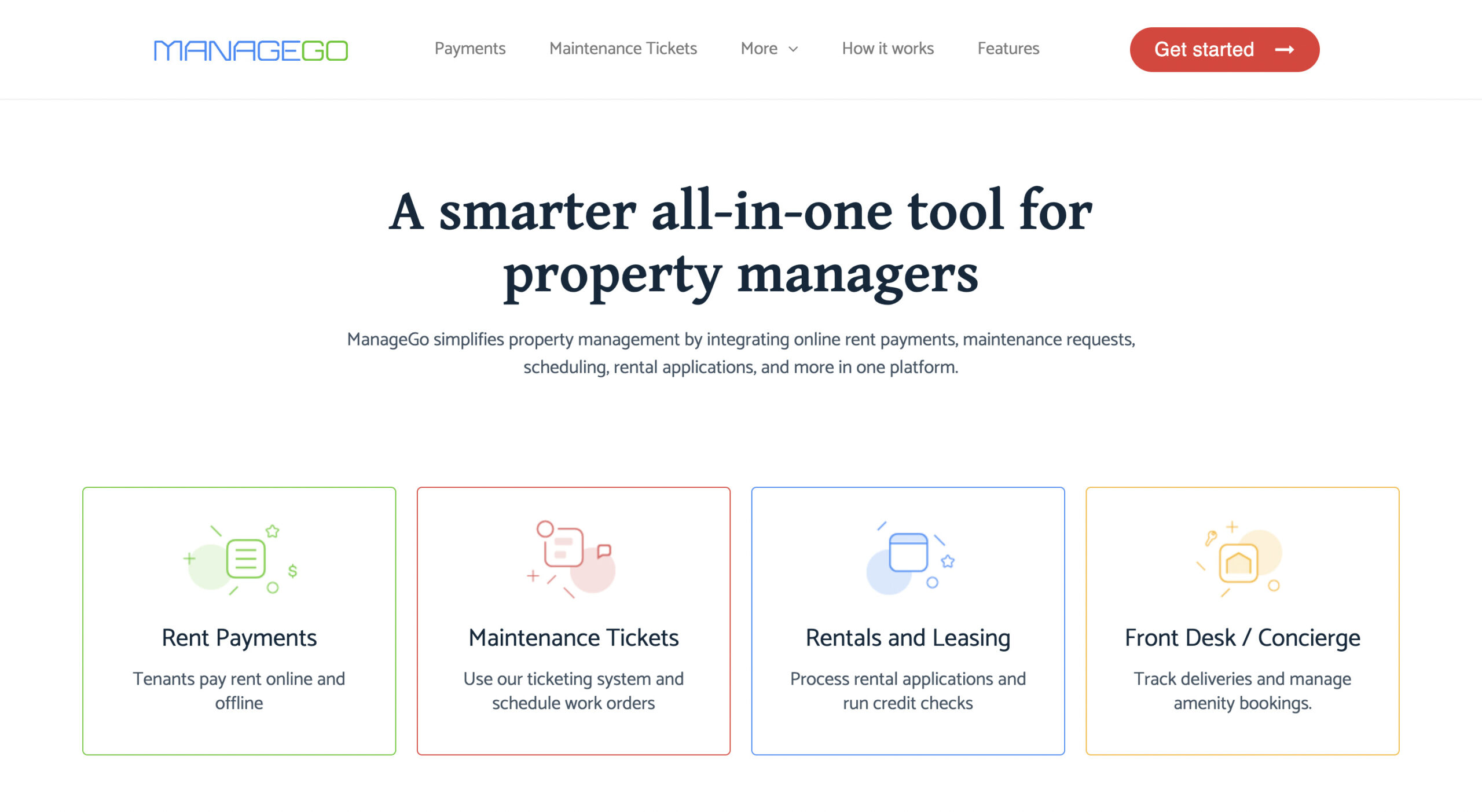 ManageGo Homepage Blockchain In Real Estate: 8 Decentralized Real Estate Startups Shaping the Industry in 2022 | Dailycoin.com