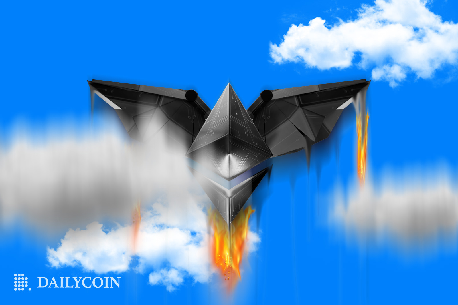 Ethereum_Achieves_Ultra _Sound_Money_Status_Bleeds 15%_sky_clouds_social