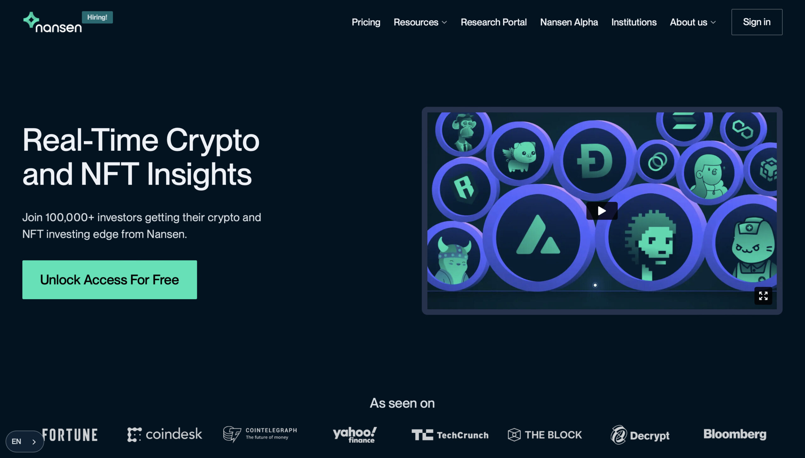 Nansen Homepage Nansen Homepage | Dailycoin.com