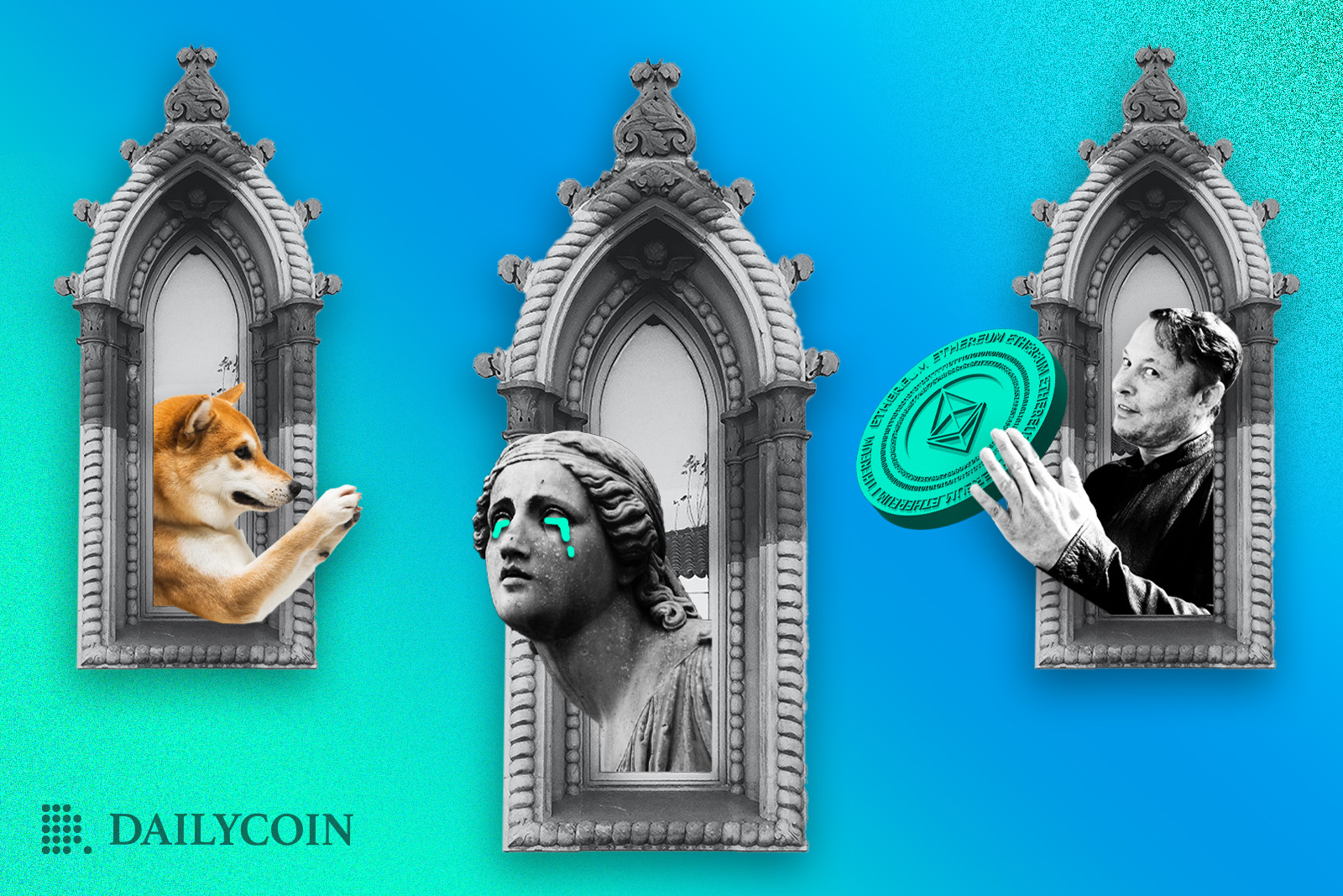 Shiba Inu Ethereum windows crying face