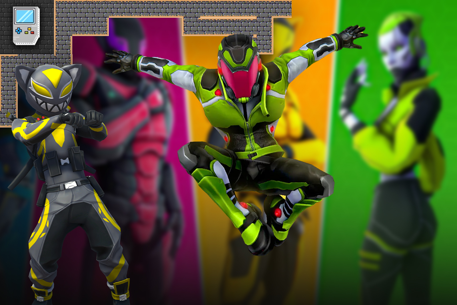 Crypto game Mini Royale characters.
