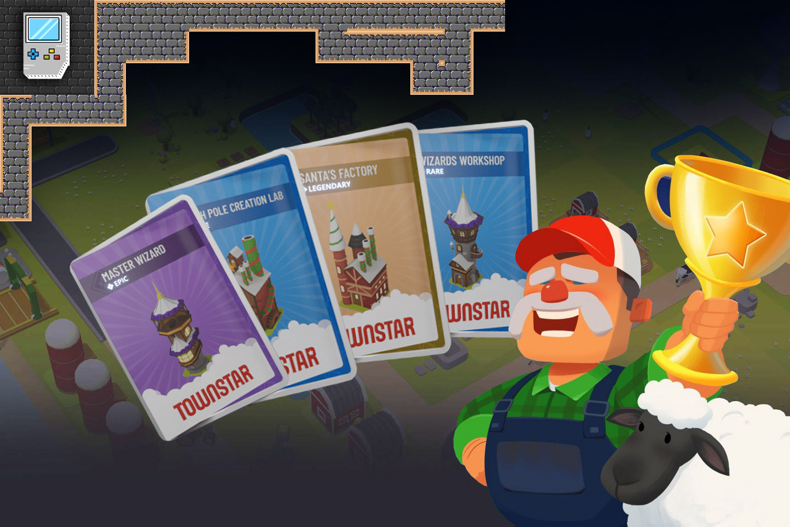 Town Star Santas workshop achievement cards