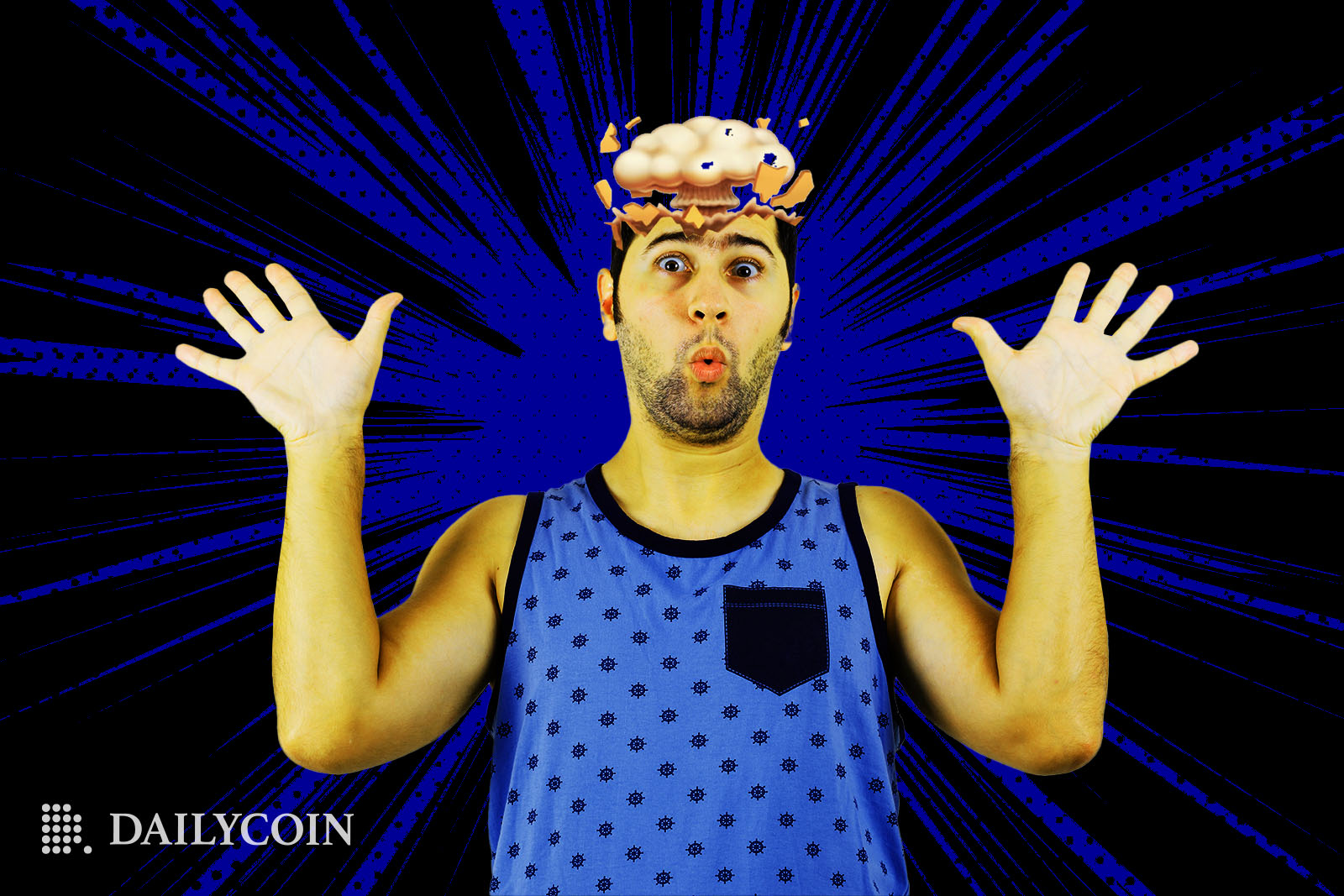 A mislead crypto investor's head is exploding as Do Kwon cheated him out of his money.