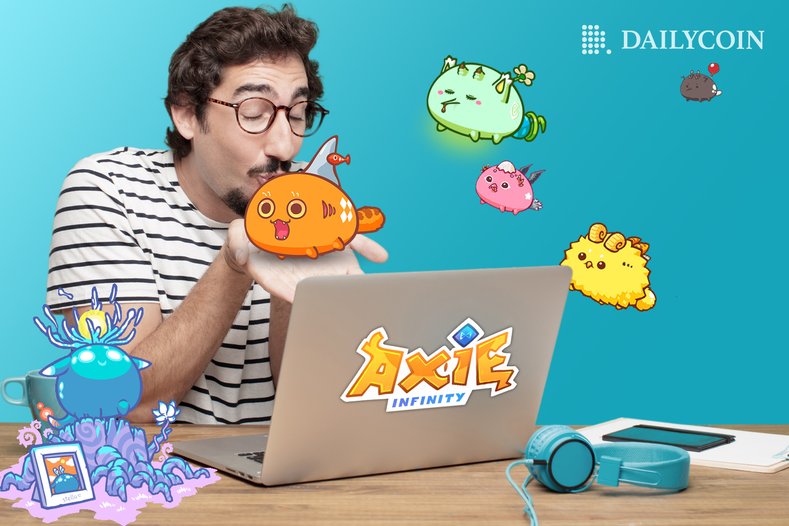 Axie Infinity player playing with Stolen Axie from the Axie Infinity Hack