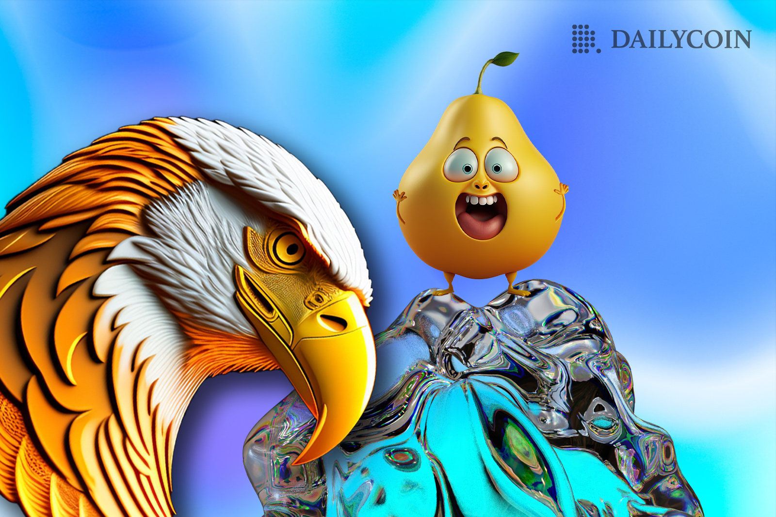 The SEC eagle hunting an NFT pear.
