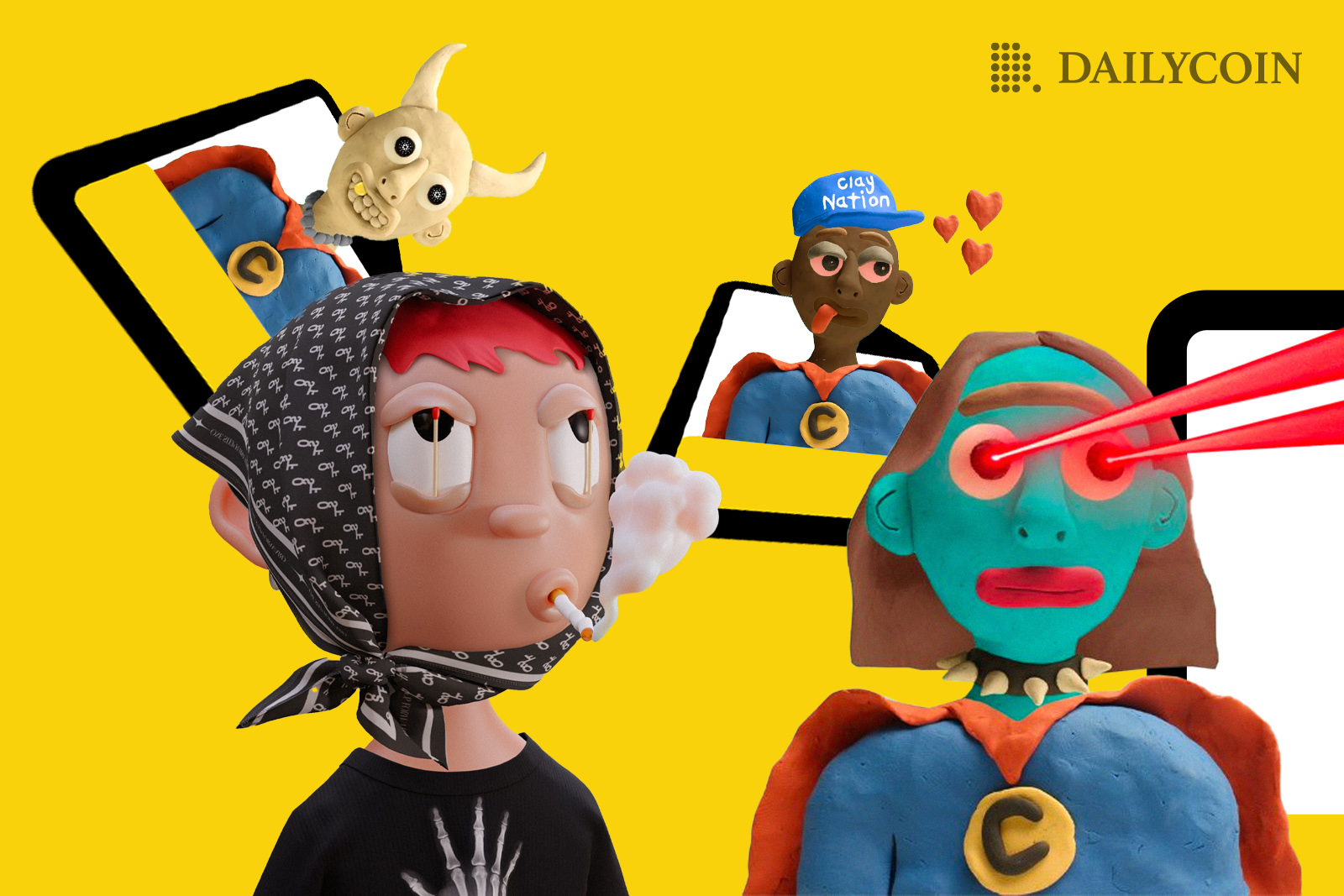 Cardano based JPG Store nft clay mates.