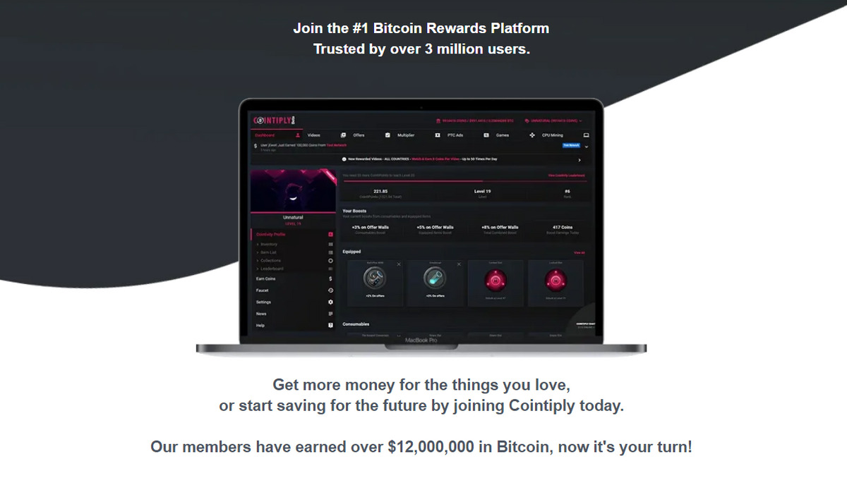 Best crypto faucet Cointiply site