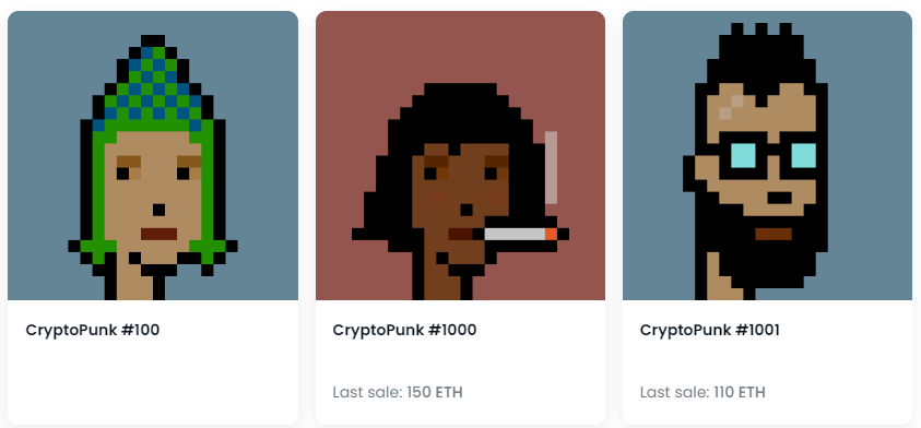 Cryptopunk NFTS