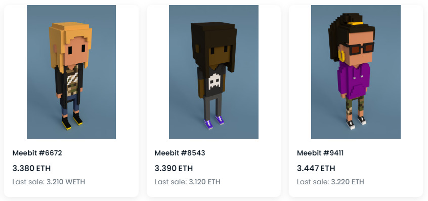 Meebits NFTs