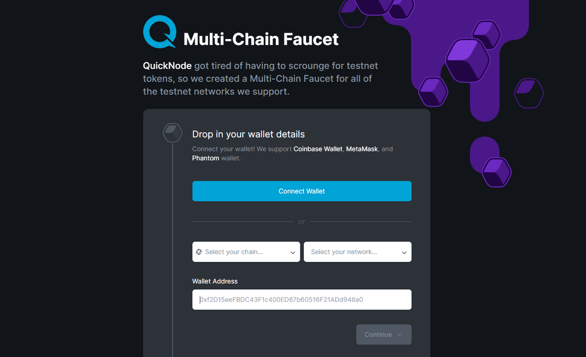 Quicknode faucet site review