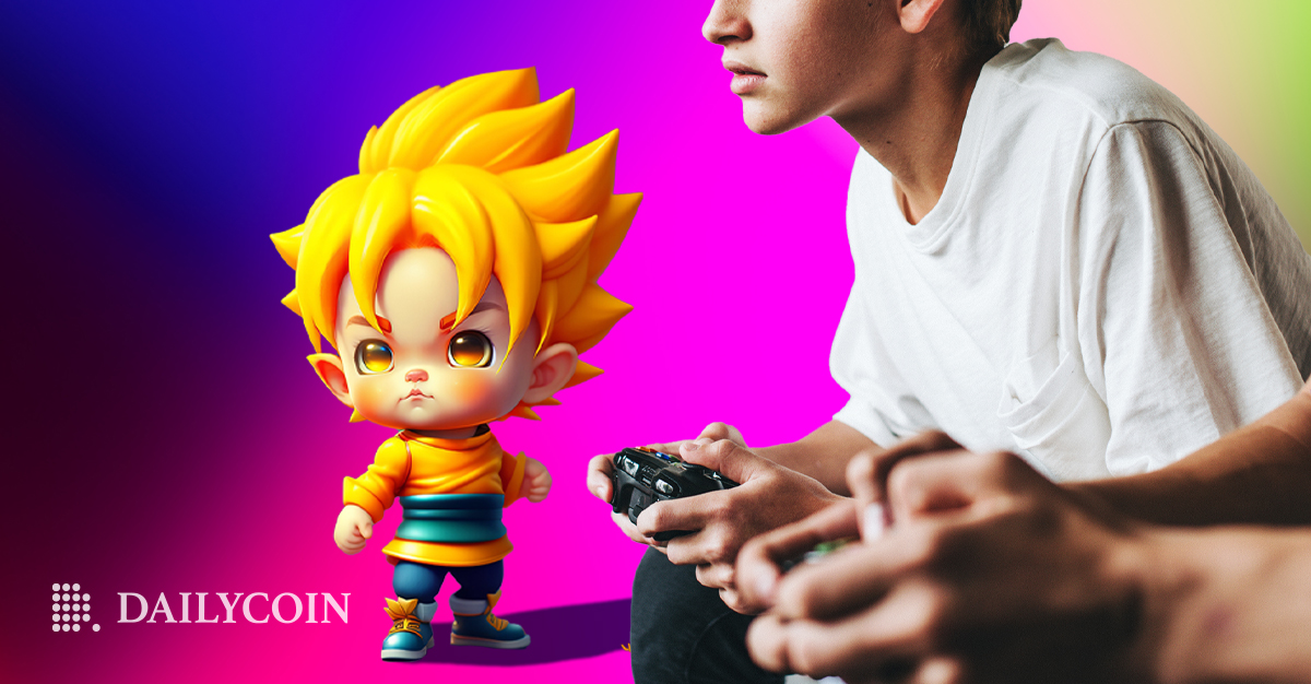 Players competing on Sony PlayStation to win NFT.