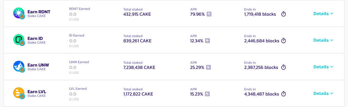 Crypto staking pancakeswap pools