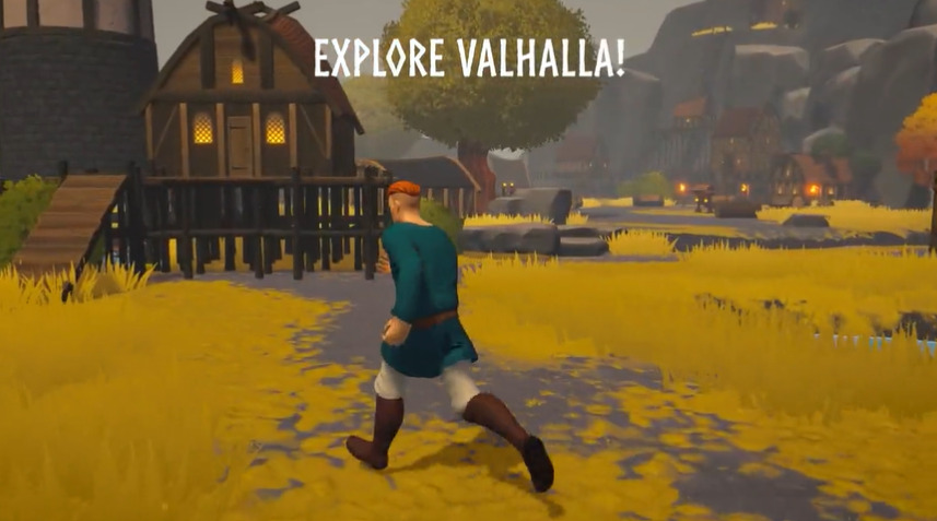 Screenshot of Floki metaverse, Valhalla.