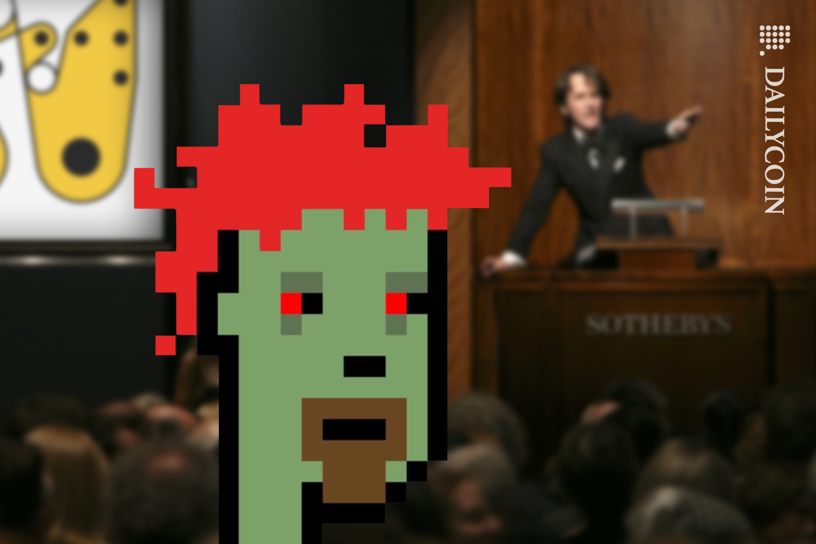 Three Arrows Capital Crypto Punk NFT auctioned by Sotheby.