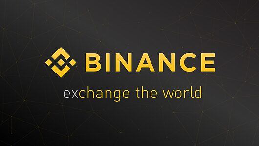 Binance logo.