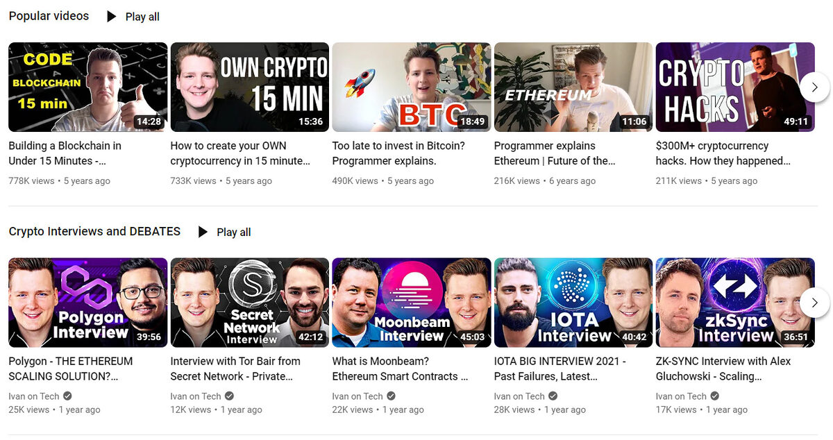 Ivan Youtube Channel.