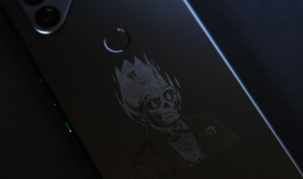 Madlads engraving on Solana phone.
