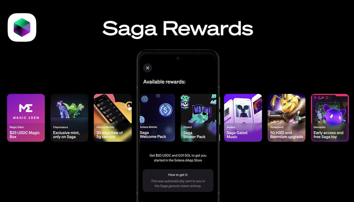 Solana saga rewards.