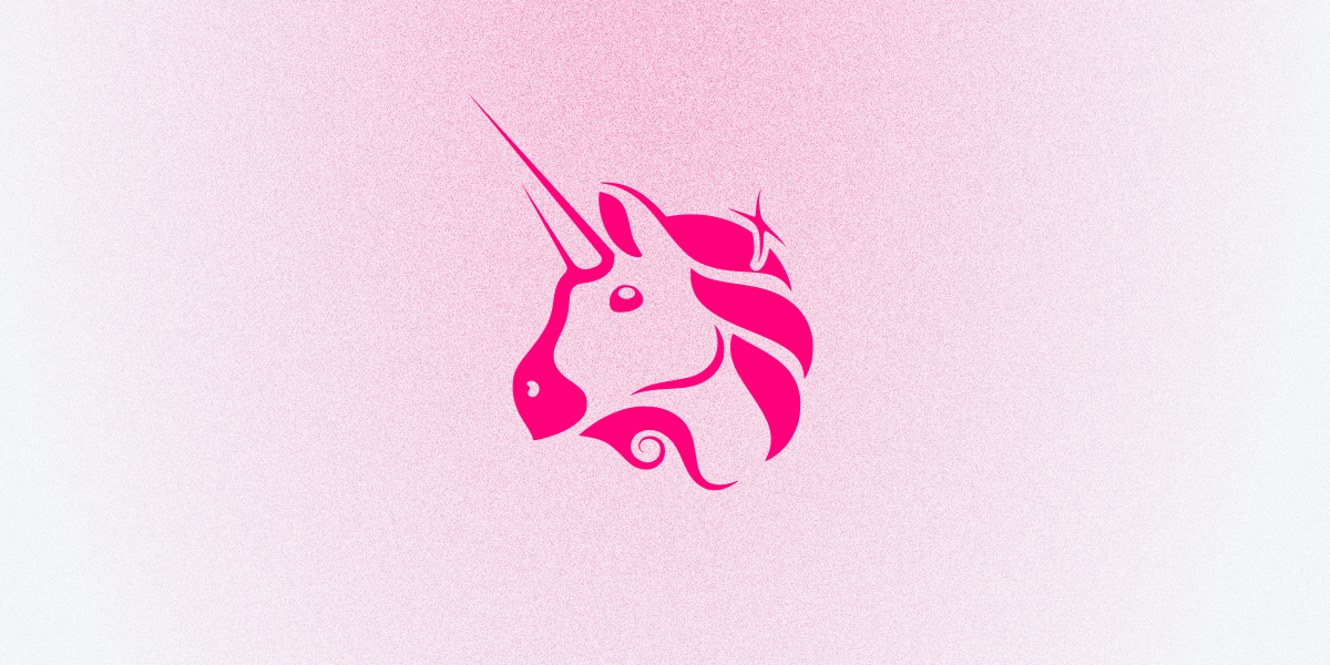 Uniswap logo.
