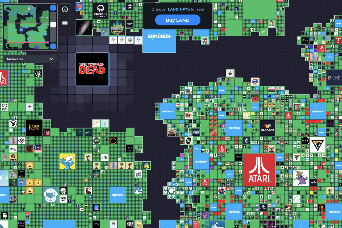 The Sandbox Open-world Map.