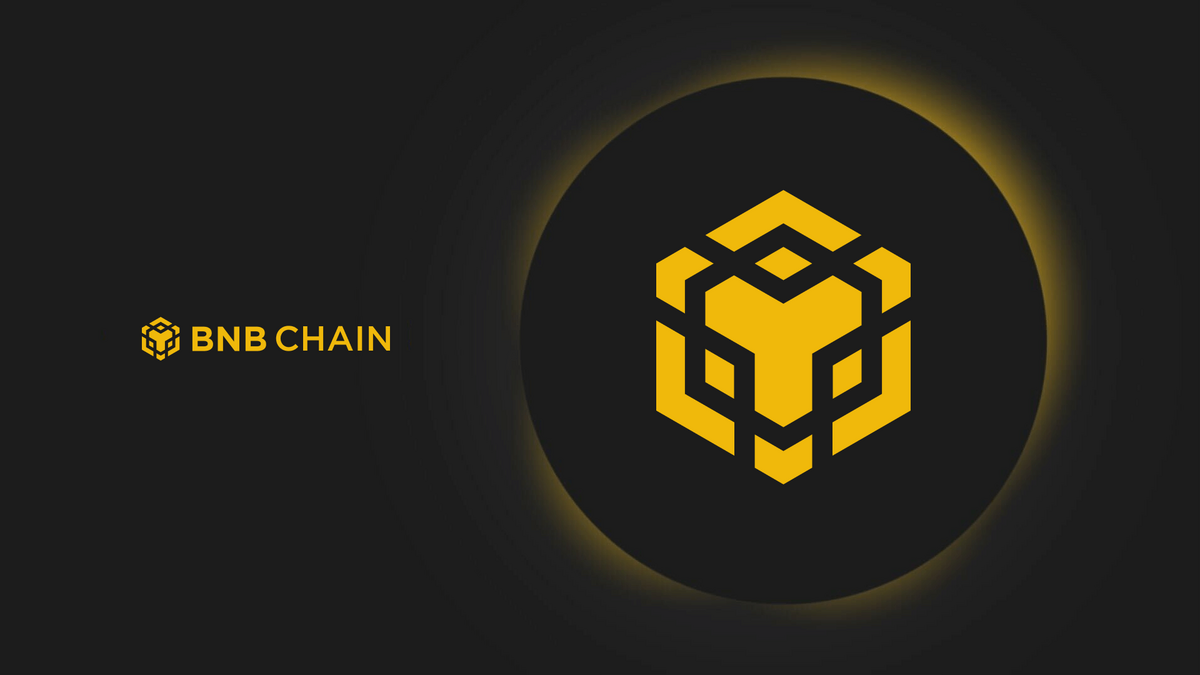 BNB Chain logo.