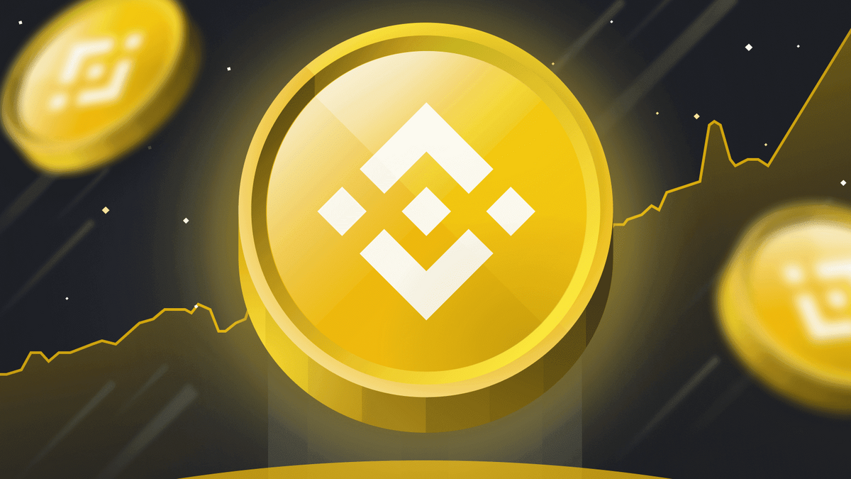 Binance Coin logo.
