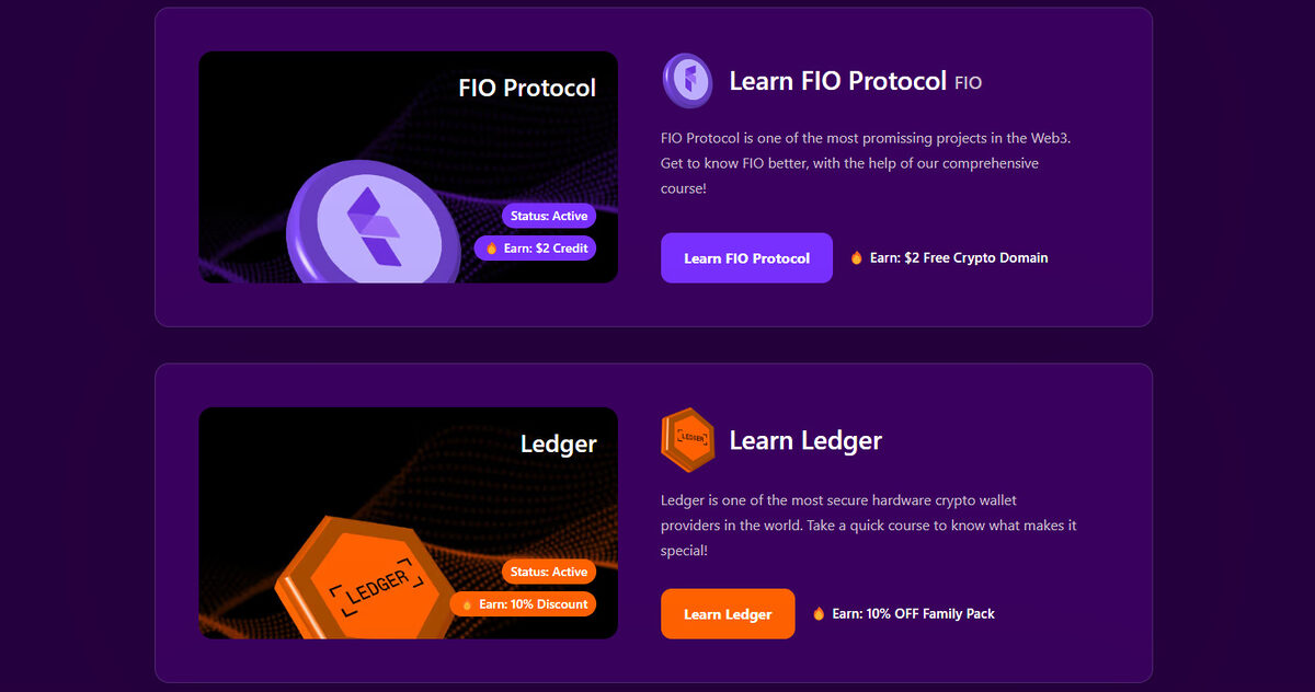 Bitdegree learn and earn crypto site.