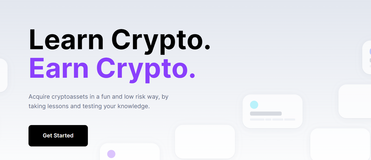 CoinmarketCap earn site.
