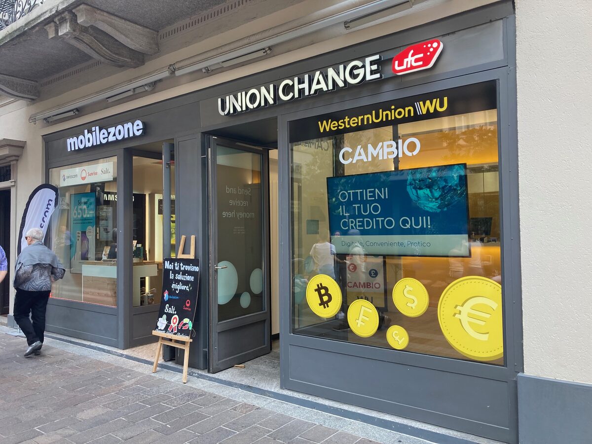 Bitcoin is accepted on currency exchange units.