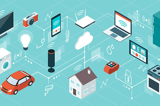 Images of devices in an internet of things blockchain.