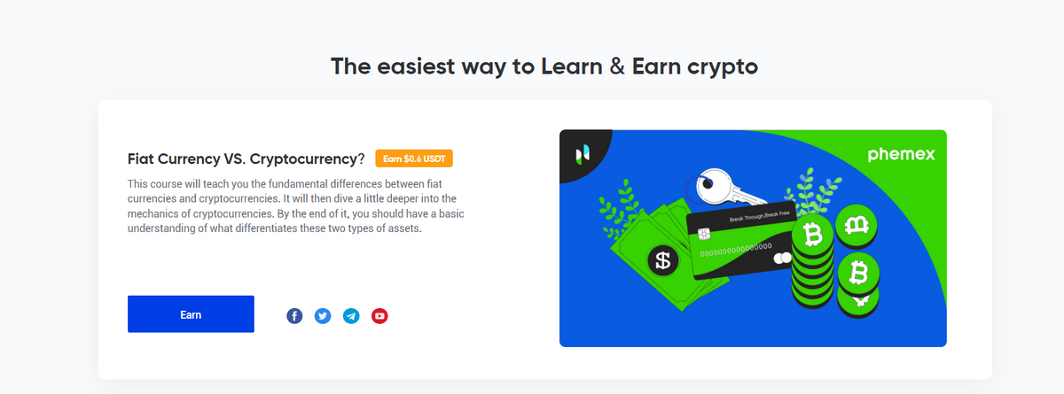 Phemex learn.