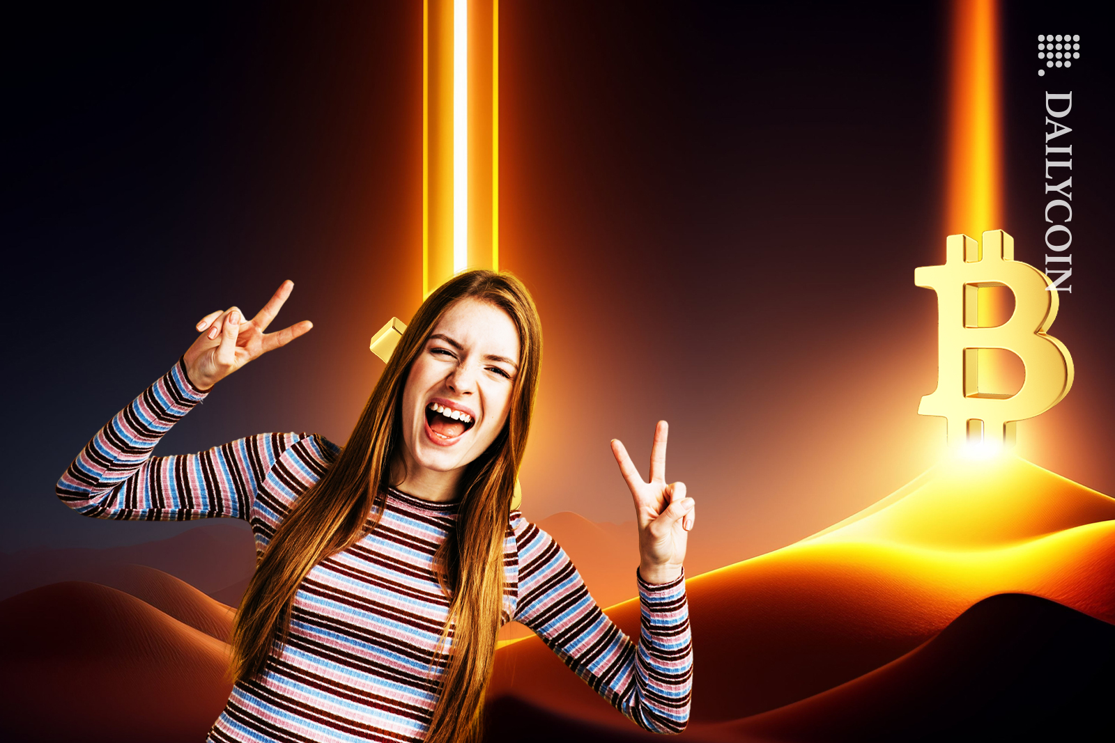 Girl raving about the new lightning Bitcoin nodes.