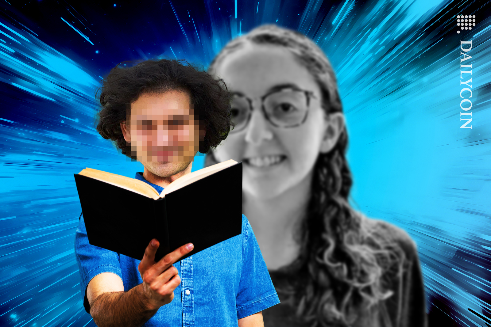 Mystery person giving Caroline's Ellison's diary.
