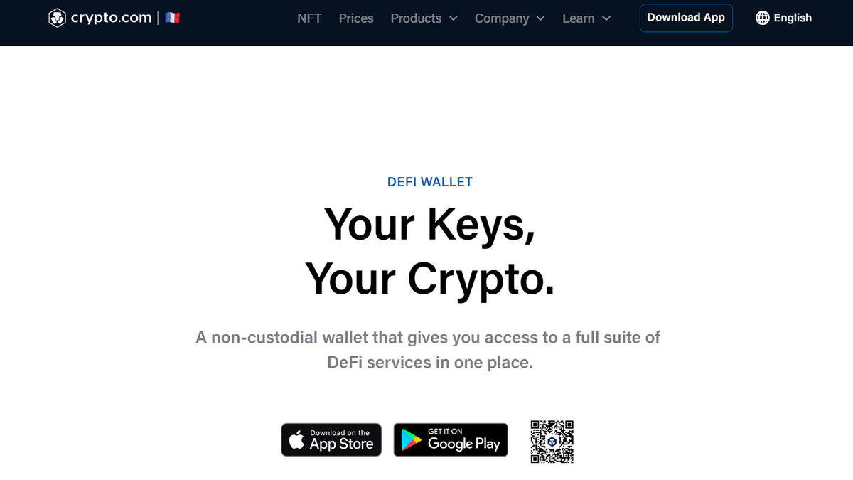 crypto.com defi wallet website.