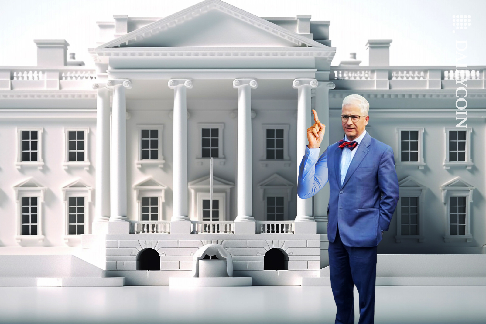 Patrick McHenry pointing finger at the White House.