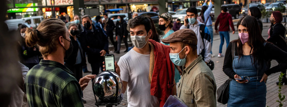 is worldcoin legit? people sign up in Santigao, Chile.