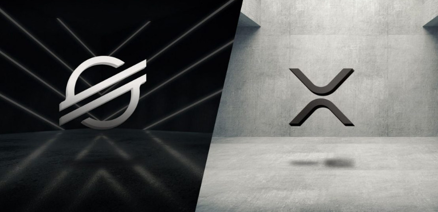 XLM vs XRP graphic.