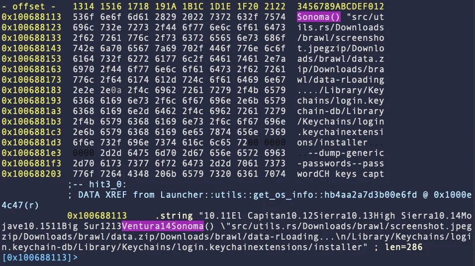 Sonoma References in the Code.